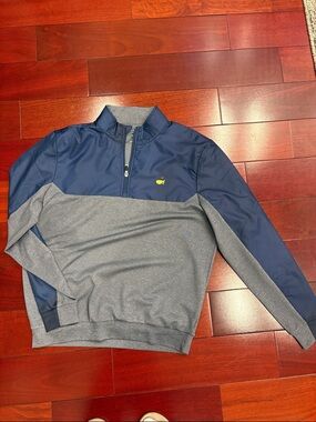 Master’s bought in Augusta 2022 M Men’s Navy and Gray Pullover Quarter-Zip